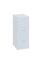 CKA - 43 kartotéka, 3-zásuvková, centrální zámek, 1100x430x580, bílá